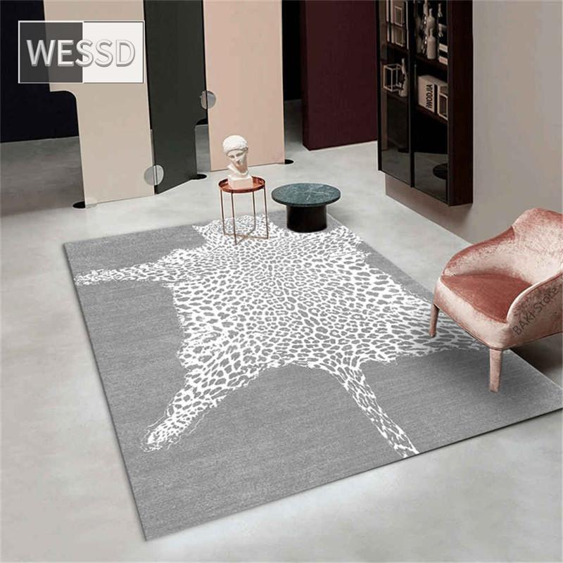 Koberce s leopardí kůží do obývacího pokoje Podložka do dětského pokoje Ozdoby do ložnice Koberec do ložnice Protiskluzová podložka do kuchyně Absorbční
