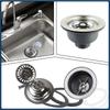 1PCS Kitchen Sink Drain Strainer Assembly Steel Kitchen Stopper Anti-Clogging Sink Accessories for Home, Kitchen, Balcony Sink