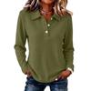 Women's Long Sleeve Color Casual Top for Everyday Wear