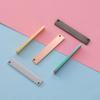 Stainless Steel Engravable Double Hole Tag Pendant for DIY Jewelry Accessories