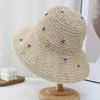 Weaving Straw Hat for Teen Girl Breathable Spring Camping Sunproof Beach Hat