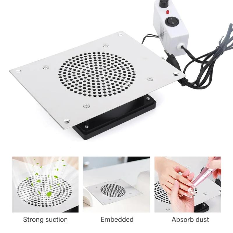 Nail Dust Collector Vacuum Cleaner Manicure Machine Tools Strong Power Low Noise Vacuum Cleaner for Acrylic Gel Nail Polishing