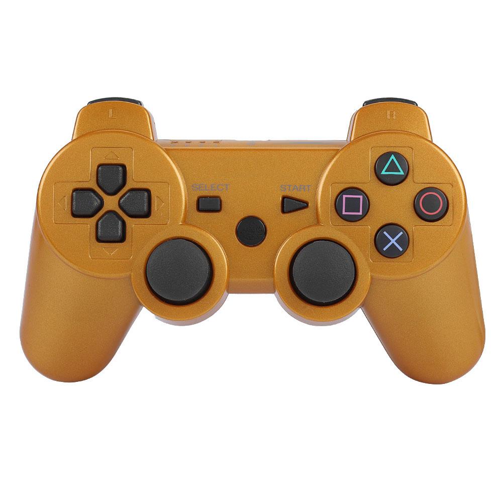 Wireless Bluetooth Gamepad Game Controller Full Featured Game Handle For PS3 (Yellow)