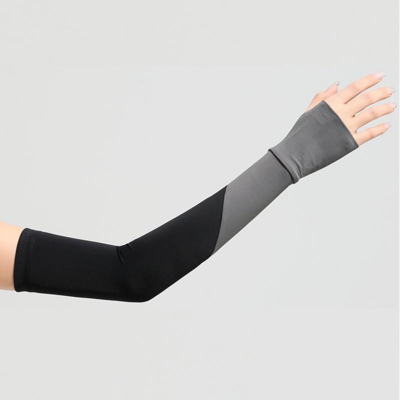 

Sunscreen Ice Sleeves for Women s Thin Sleeves Fashionable and Versatile UV Rays for Summer Driving Long Hand Arm Protection 48*14*2CM