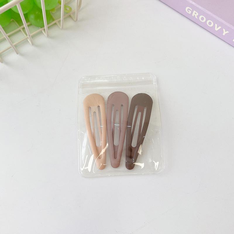 Children'S Gradual Change Of Color Simple Bb Clip Headgear Fashionable Girl One-Word Clip Side Clip Fixed Broken Hair Bangs Hairpin Card