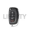 Flip Car Remote Control Key 95430-M0000 For Hyundai Creta 2016 433MHz 4D 70 Chip Auto Folding NOT Smart Fob 3 Buttons NO Keyless