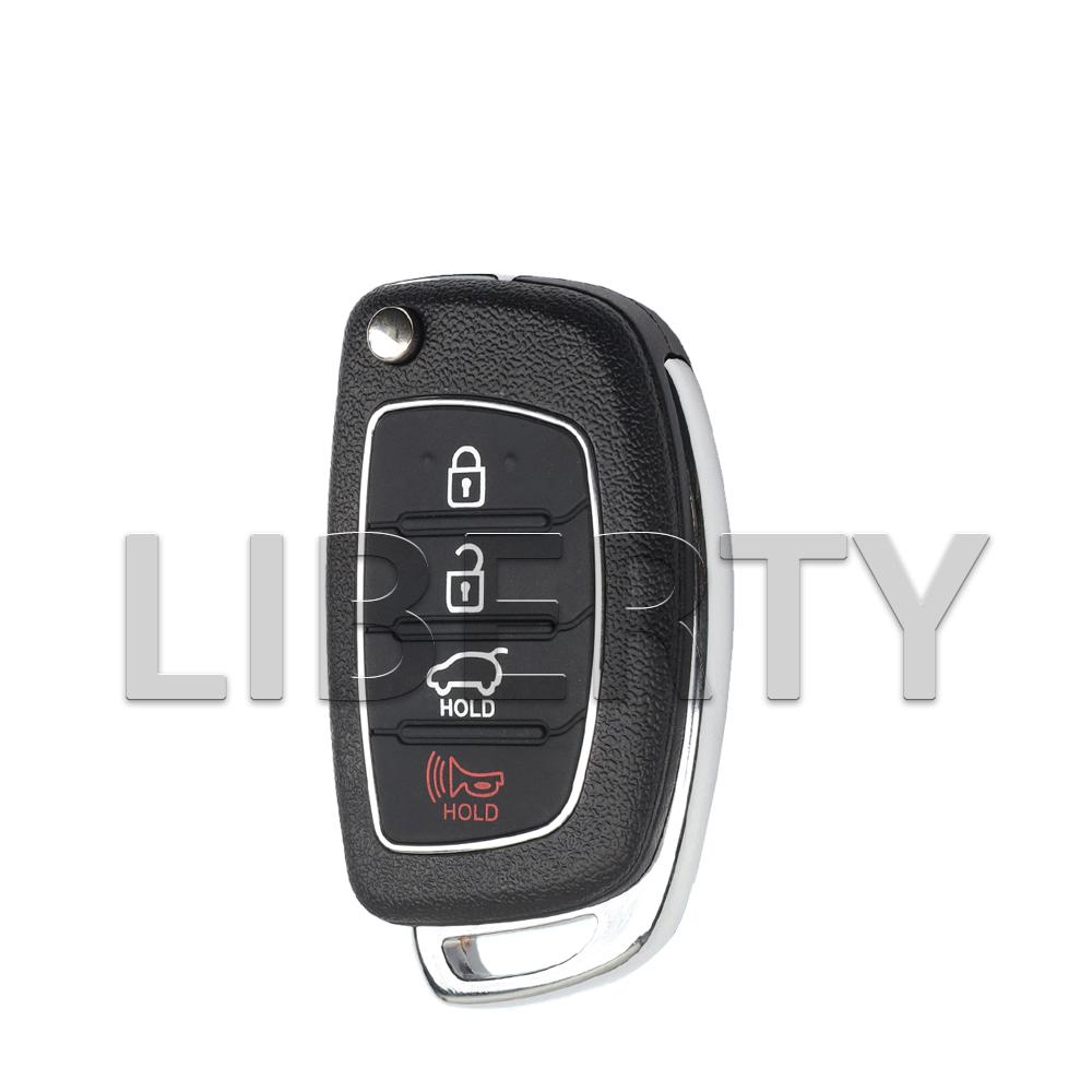 Flip Car Remote Control Key 95430-M0000 For Hyundai Creta 2016 433MHz 4D 70 Chip Auto Folding NOT Smart Fob 3 Buttons NO Keyless