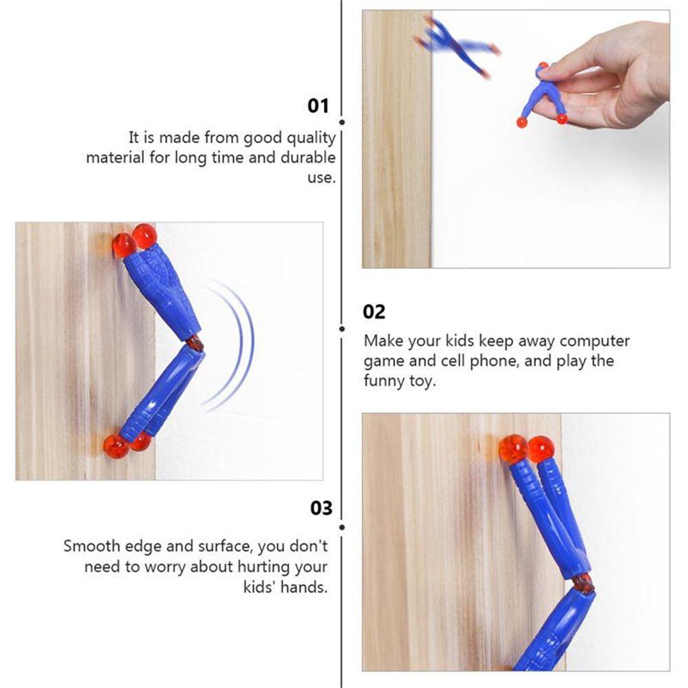 Flexible Gift Creative Stress Reliever Educational Toy Sticky Wall Toys Climbing Playthings