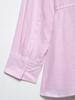TAOP&ZA Women's Spring/Summer Waist-Tie Long Sleeve Shirt with Turn-Down Collar