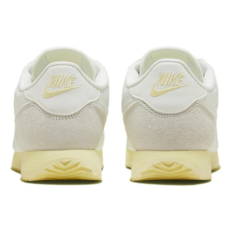 Nike Zapatillas Cortez Blancas/Amarillo Pálido para Mujer HF6410-118