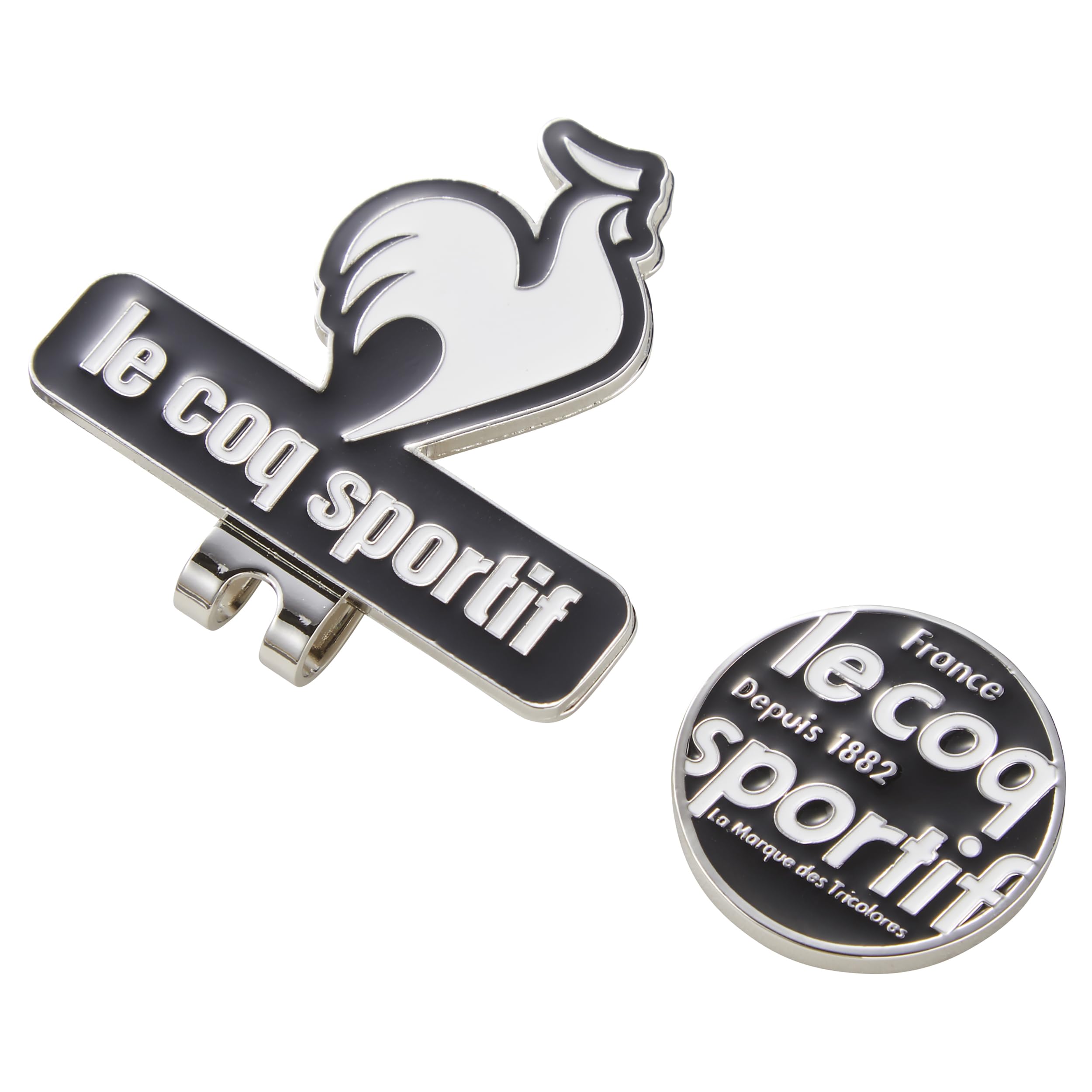 

Coq Marker Clip Type Reversible Chicken Golf LG5SAZ60M BK00 [Le Sportif] Men s (Black)