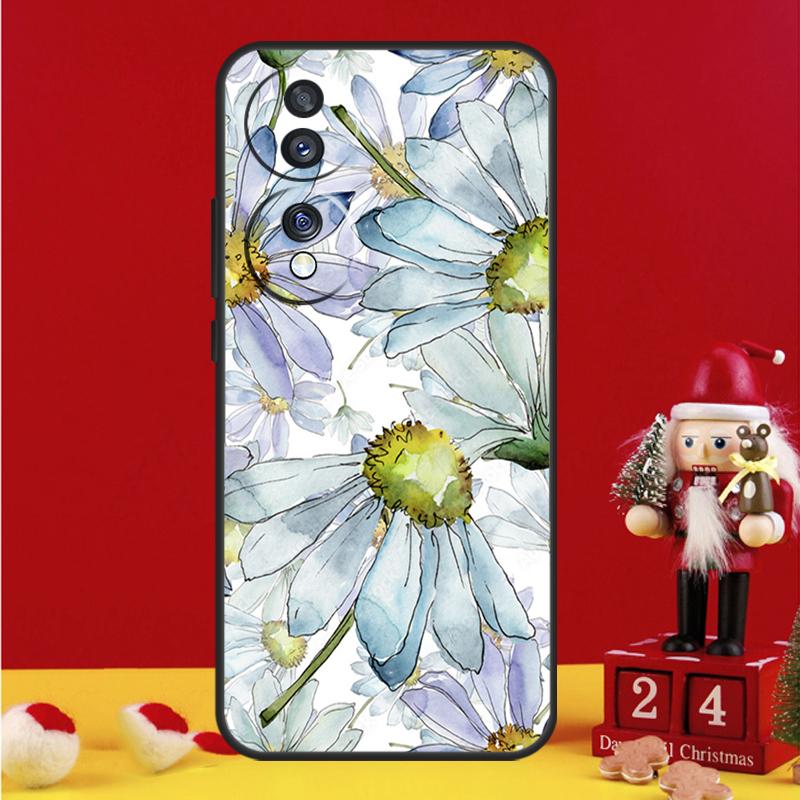 Daisy Watercolor Case For Honor Magic 7 6 8 Pro Honor Win X9a X9b X9c X9d X8c X8b 50 70 90 200 400 Lite Cover