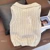French Hollow-out Knitted Vest Women's Summer High-end Elegant Versatile Sleeveless Top