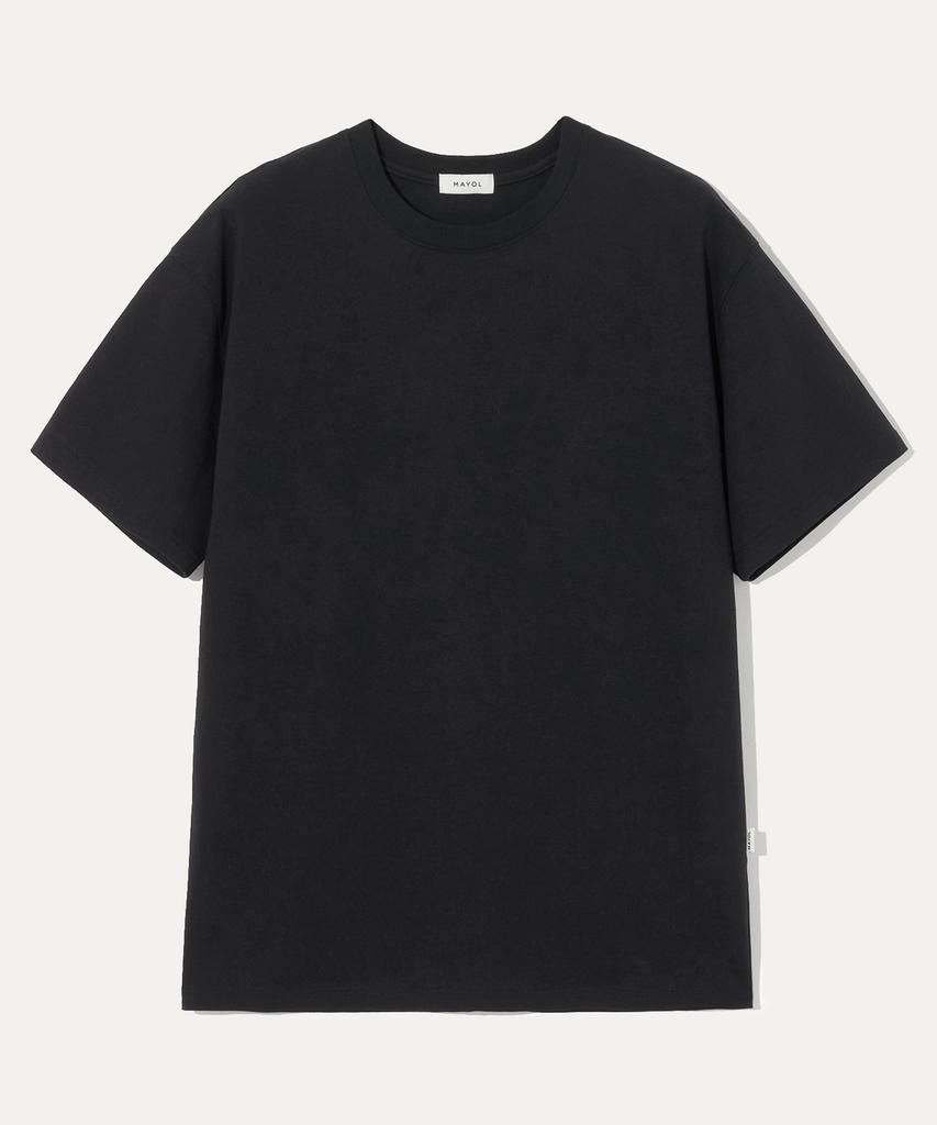 MAYOL Premium Supima Cotton Short Sleeve T-Shirt_Black