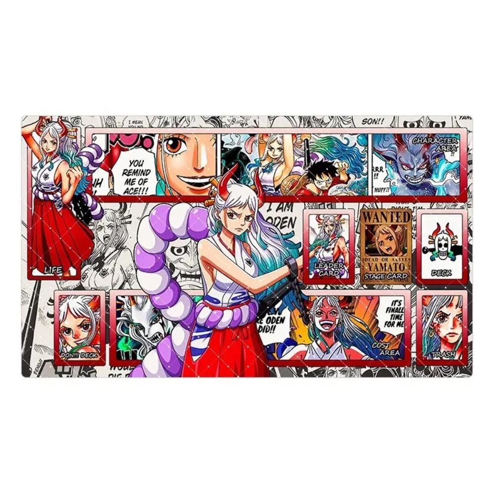 60*35*0.2cm Anime One Piece OPCG GAME Card PlayMat New Comic Series Enel Ace Law Hancock Brook Bonney Collection Gifts Toys
