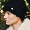 LOEIL Soft Wool Knit Beanie - Black
