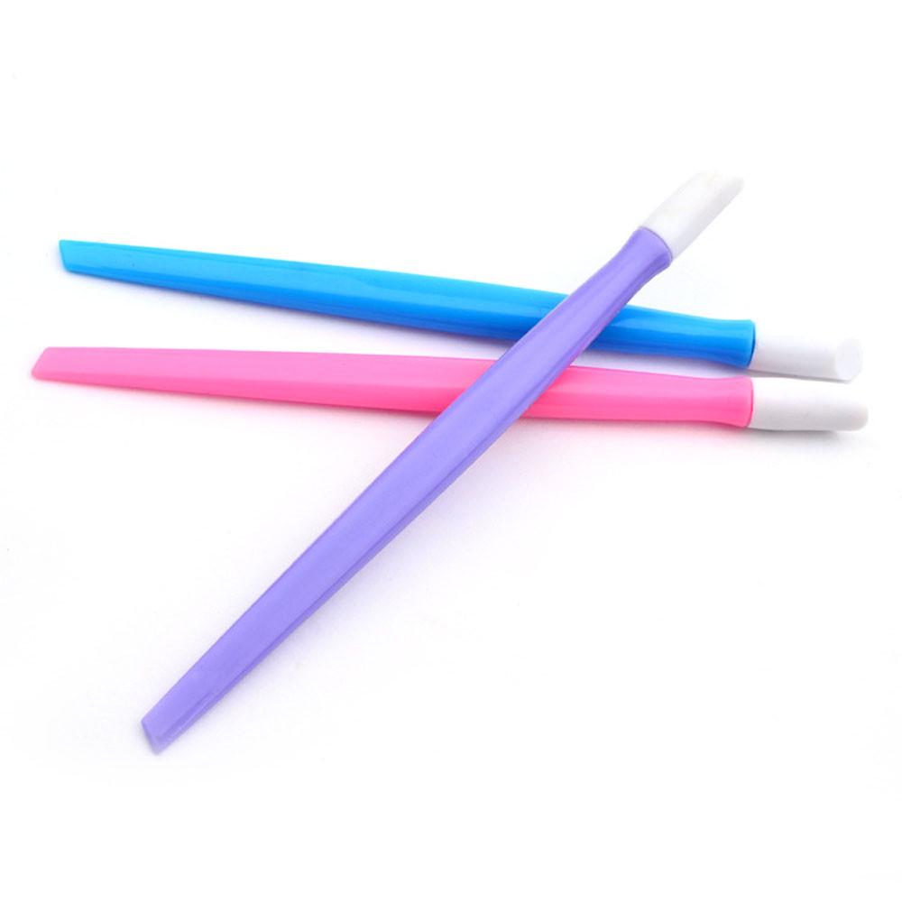 10PC  Orange Wood Stick Cuticle Pusher Remover Pedicure Manicure Tool