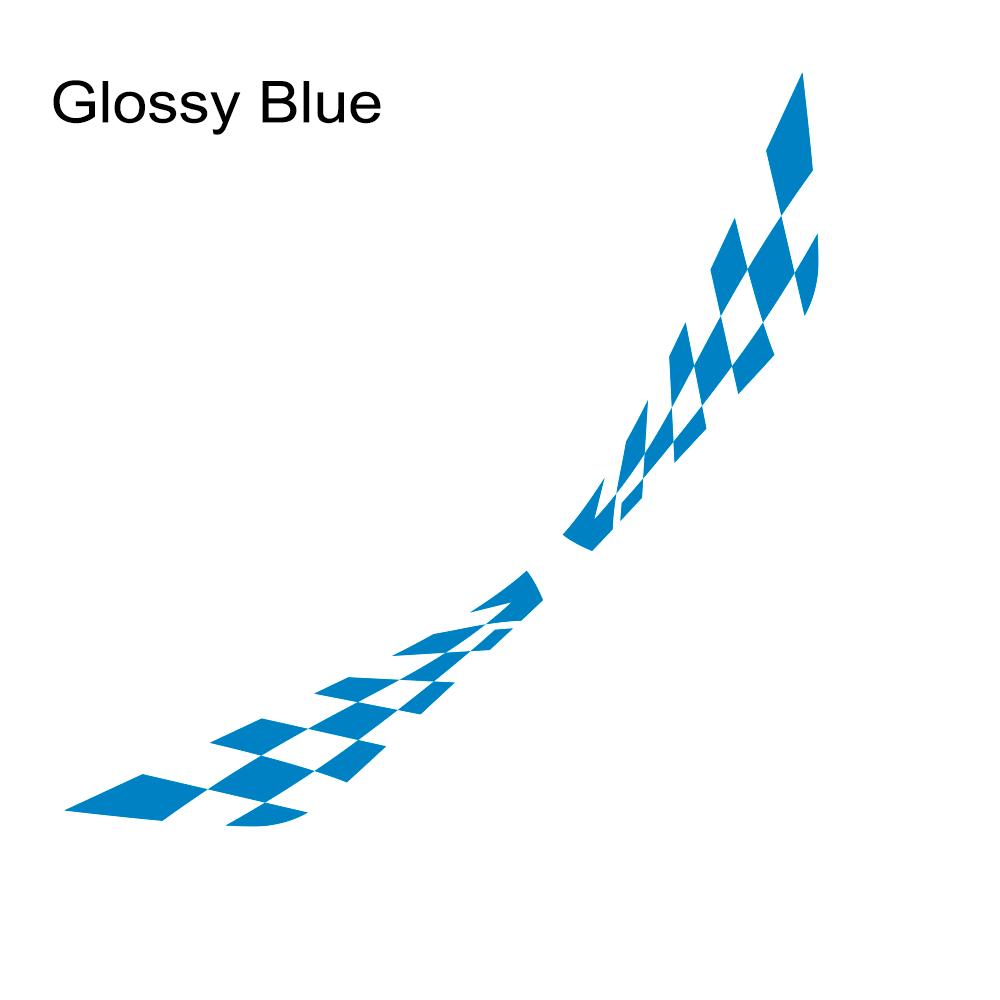 2 szt. Krata boczna drzwi samochodu naklejki foliowe winylowe dla Mercedes Benz Smart Fortwo W453 W451 wyścigi zawieszenie naklejka dekoracyjna