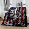 Crusade Cross Templars Knight Printed Throw Blanket Warm Bedding Picnic Home Travel Birthday Gift