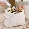 Ins Drawstring Makeup Bag Woman Cosmetic Bag Large Capacity Skincare Storage Bags Portable Handbag Travel Cosmetic Organizer