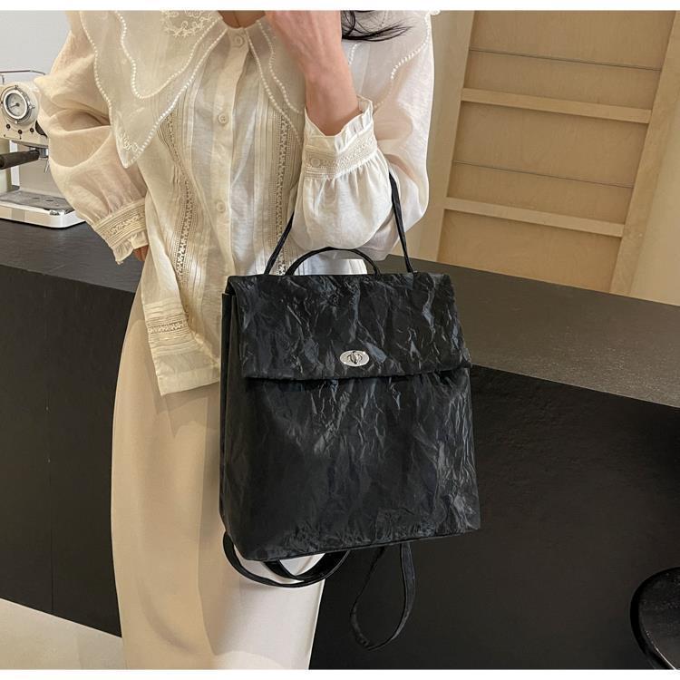 Korean Style Women's Fashion Backpack - 2025 Summer Collection: Simple, Casual, Large Capacity for Versatile Short Trips