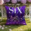 S-six musical Cushion Cover Home & Car Dual-Scene Pillow Cover: Reversible for Premium Comfort
