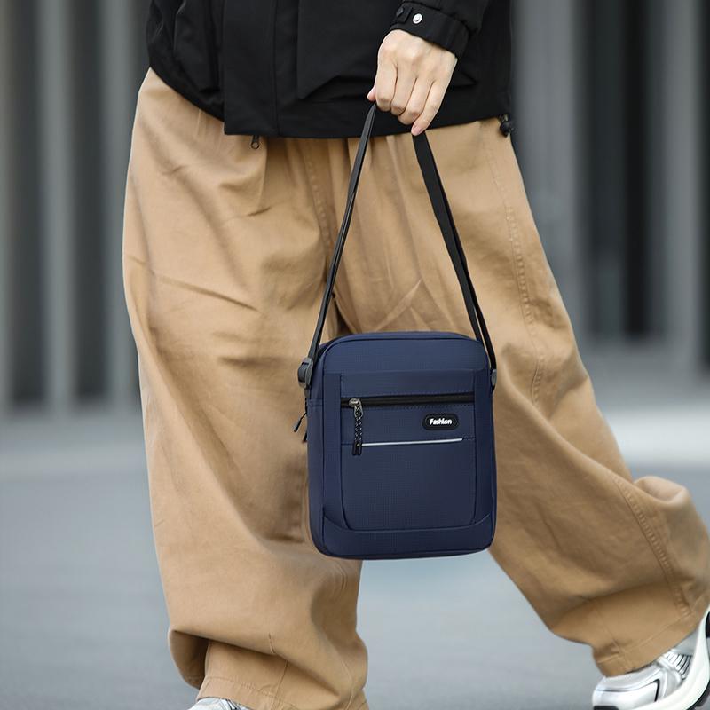 Vielseitige Oxford Umhängetasche - Herren Business Casual Sling für tägliche Pendel-Essentials