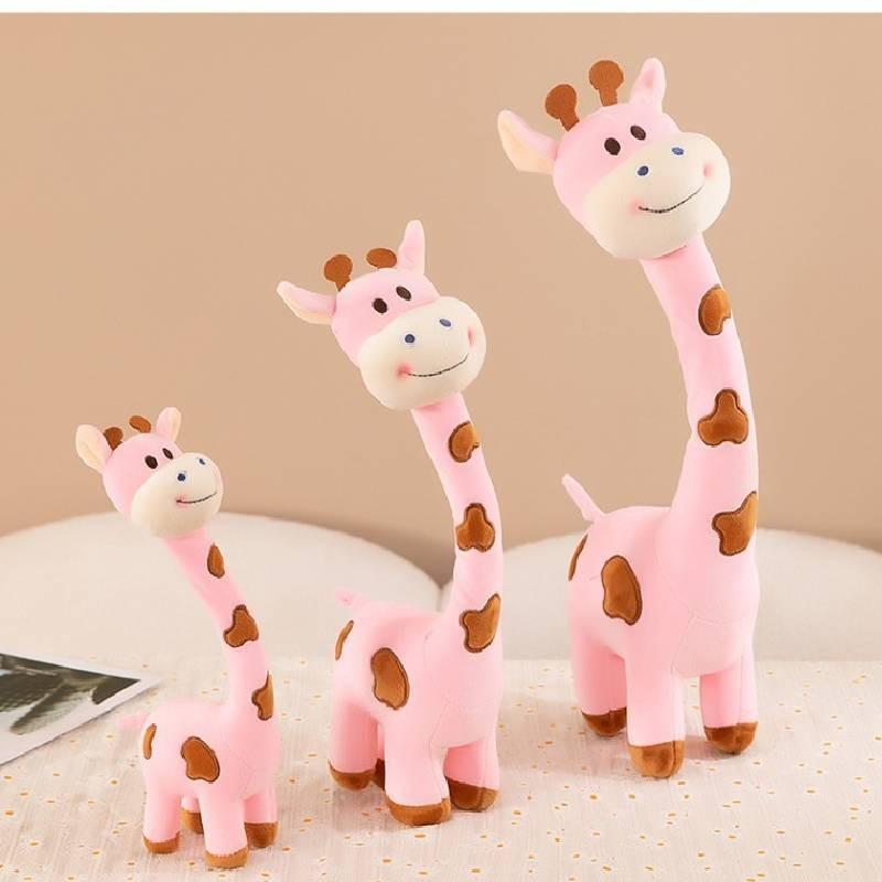 Plush Toy Giraffe Cartoon Animal Stuffed Doll Room Sofa Decoration Gift Kids