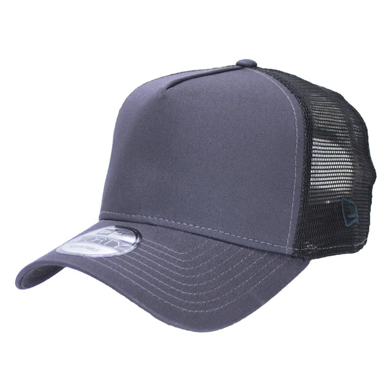 New Era Baseball Cap 9FORTY Side Logo Plain Mesh black Graphite NE205