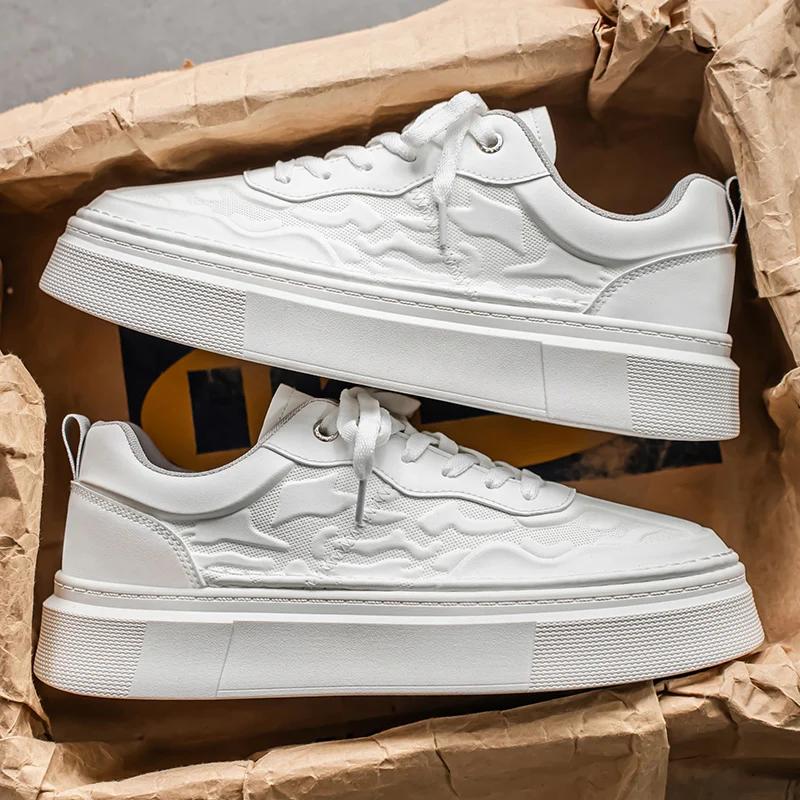 Fashion Versatile Comfortable Platform Casual Sports Shoes Man Vulcanized Shoe Autumn Youth Men Skateboard Shoes Tenis Masculino