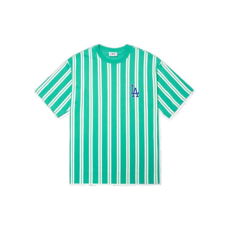 MLB Los Angeles Dodgers T Shirts Unisex Mint Green Crew Neck Moderate Straight Fit 3ATS67023-07MTS XL