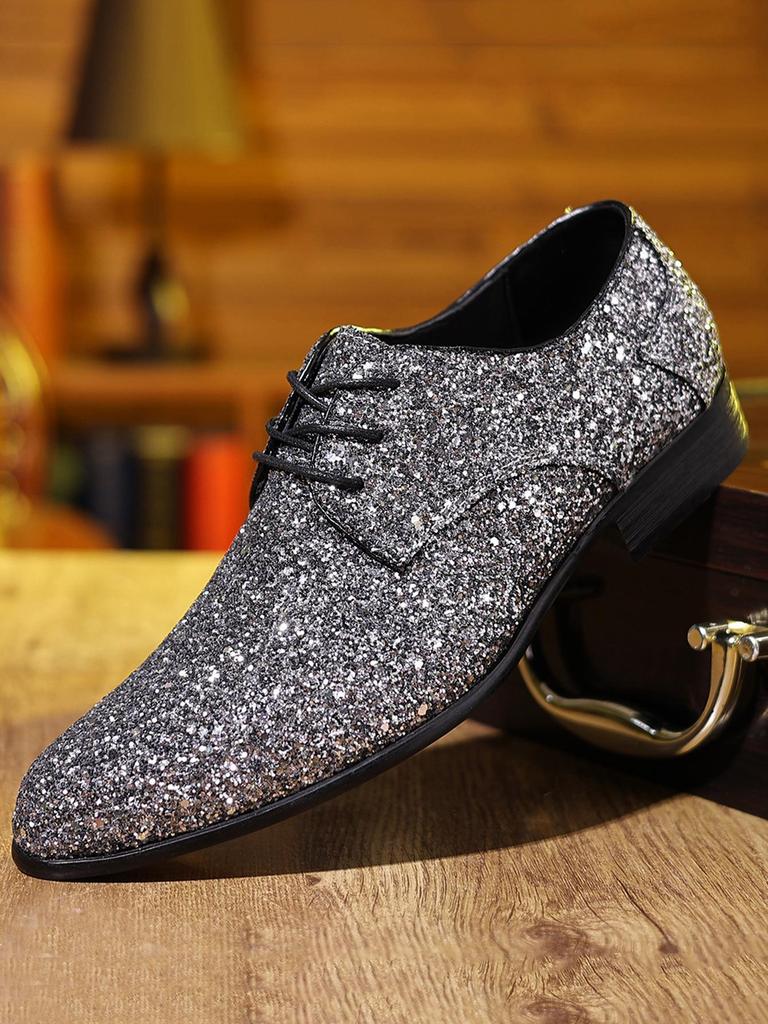 Britische spitze Slip-On Lederschuhe: Herren Freizeit-, Bequeme & Atmungsaktive Glänzende Schuhe