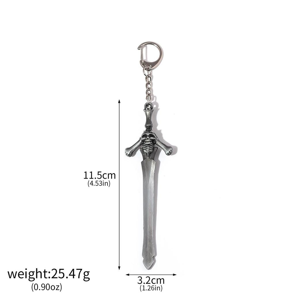Dante's Devil May Cry Car Pendant: Rebellion Sword & Ebony Rose Pistols