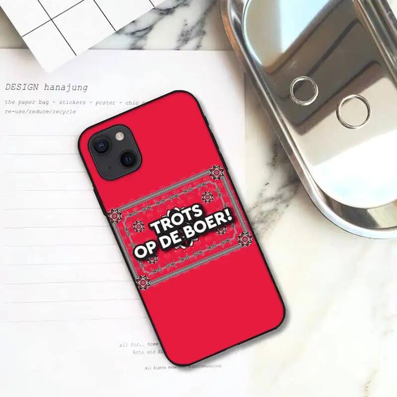 No Farmers No Food Trots Op De Boer Phone Case For iPhone 11 12 Mini 13 14 Pro XS Max X 8 7 6s Plus 5 SE XR Shell