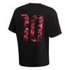 Adidas Captsuba Comfortable Soft Versatile Short Sleeve T-Shirt Unisex Tops Black Pink GK3441
