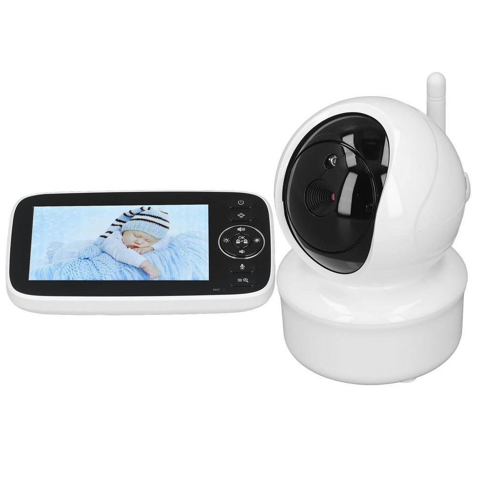 4.3in Baby Monitor Clear Image Wifi Connection Night Vision Function Real Time Audio Automatic Baby