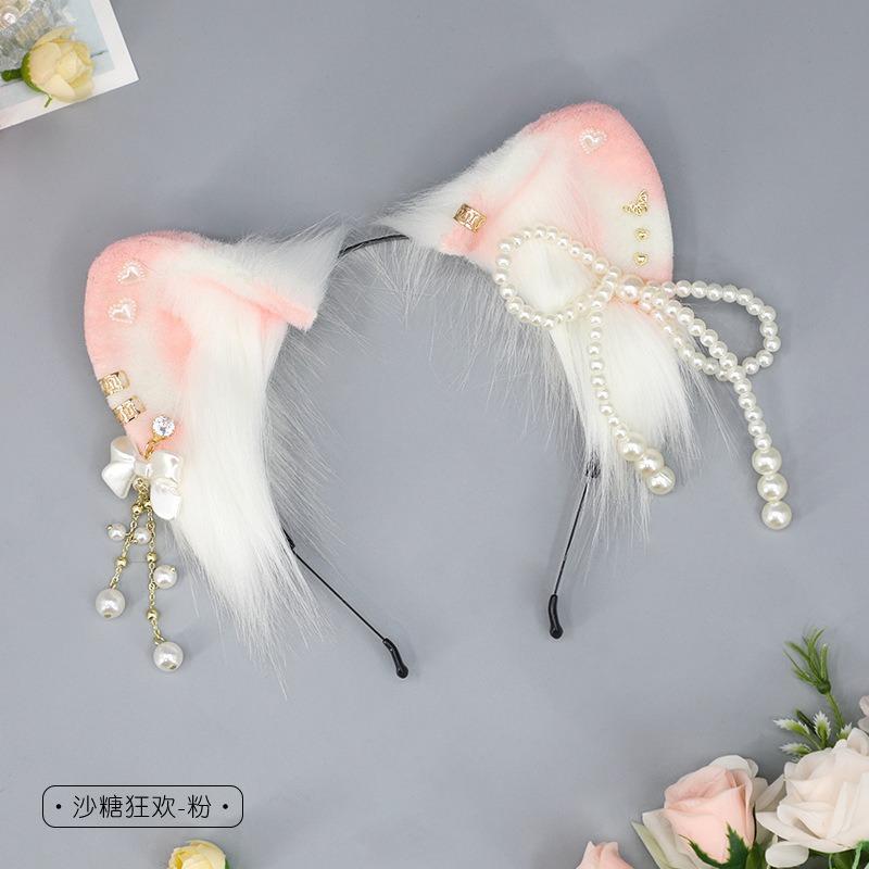 Kitten hair accessories cat ears headgear lolita girl cat ear headband comics cos simulation animal ear headband