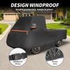 X AUTOHAUX Truck Body Cover for Light Trucks Spunlace Cotton New Waterproof Fabric Structure Fleece Lining Paint Surface Protection Rainy Season