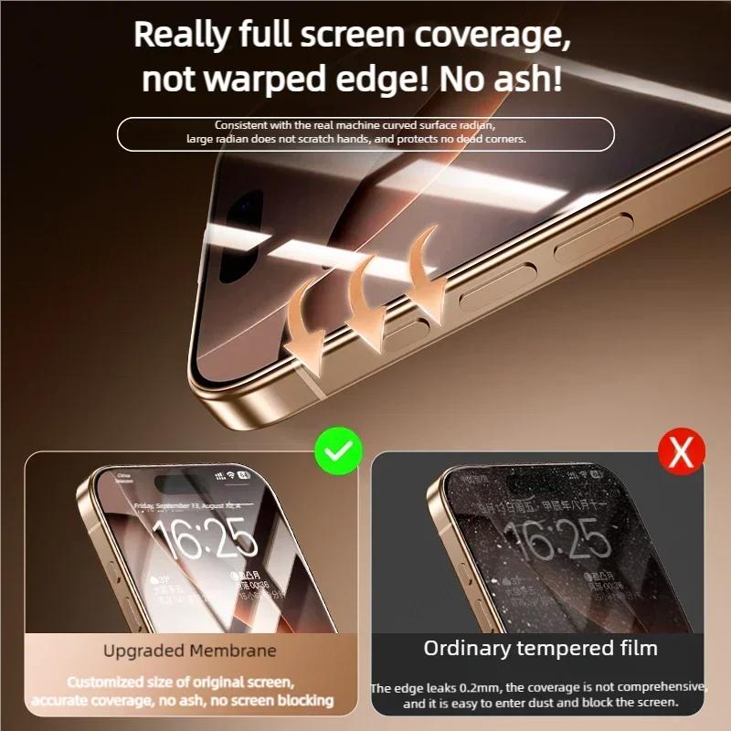 HD/Privacy 9H Screen Protector Tempered Glass Cover For IPhone 17 Air 16E 15 14 Plus 13 Pro Max Easy Installat Dust Free Kit Set