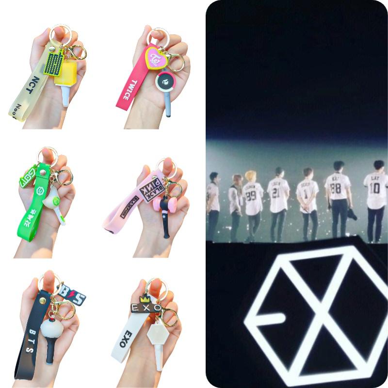 Blackpink Support Stick Keychain Trendy Hammer Pendant For Fans Of Korean Group Blackpink