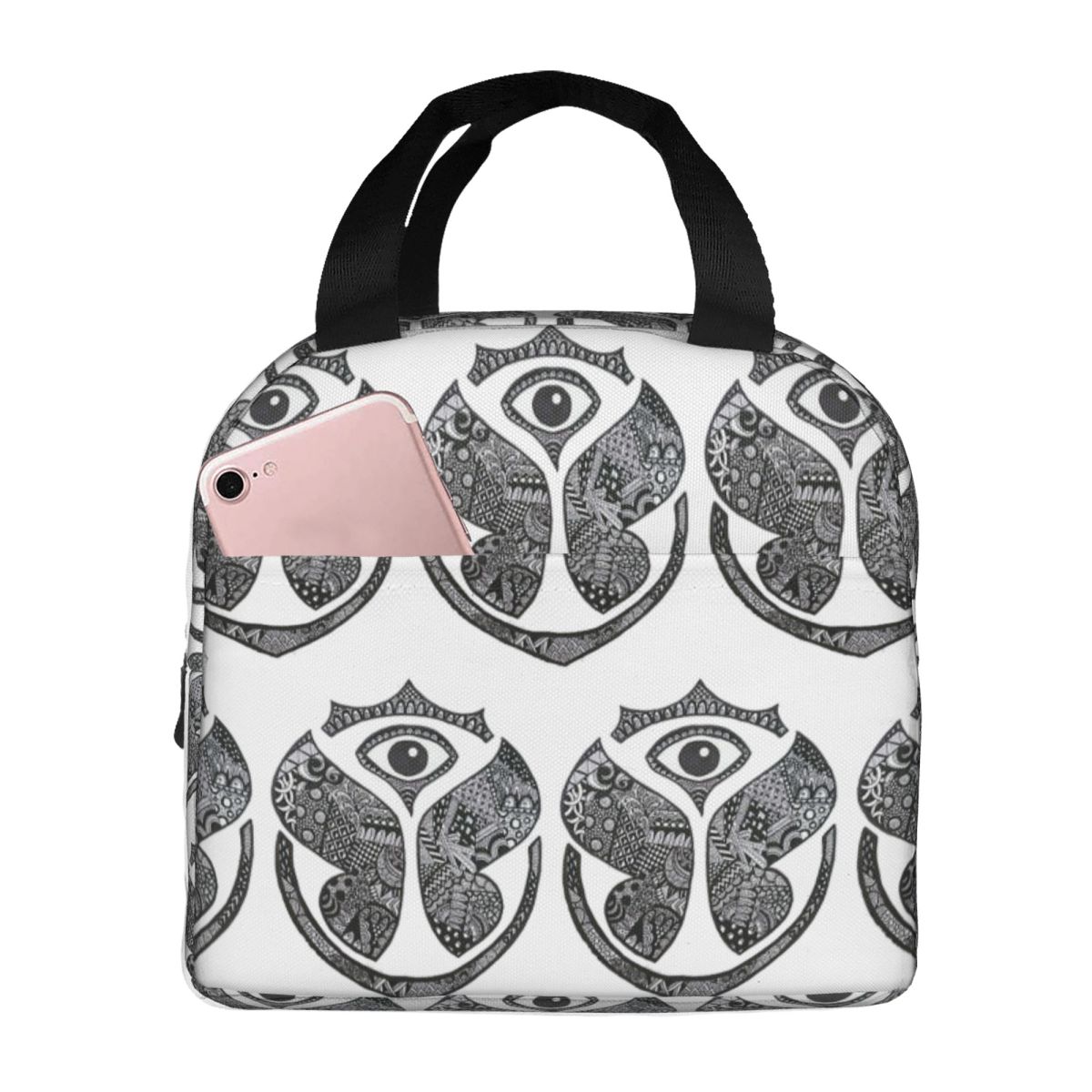 Tomorrowland Insulated Lunch Bag for Women Kids Portable Food Boxes Thermal Lunch Box Tote One Size