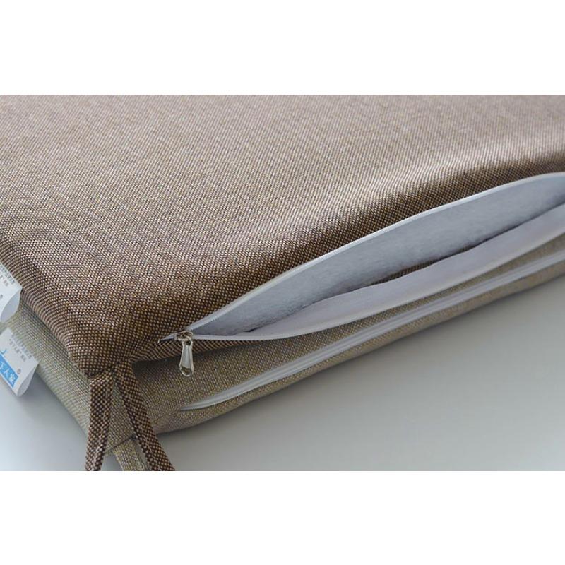 Linen Cushion Japanese Tatami Mat Comfortable Breathable Office Chair Cushion Bedroom Bay Window Living Room Floor Cushion