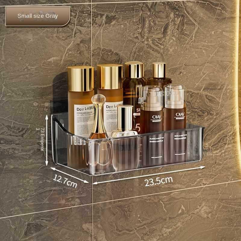 Cosmetics Storage Rack Punched Bathroom Storage Rack Wall-mounted Toilet-free Storage Box In Front of The Sink