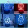 3d Wekity Led Night Light Illusion Lamp 16 Colour Change Decor Lamp Kids Gifts