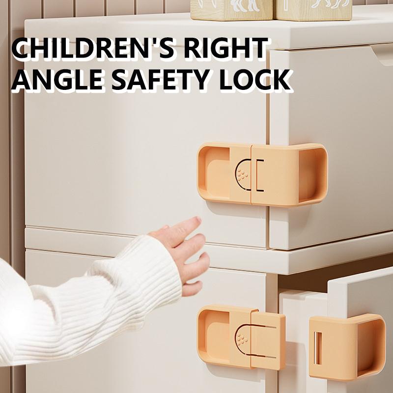 1Pc Home Baby Safety Locks Drawer Lock Anti-Pinching Hand Cabinet Drawer Locks Refrigerator Children Protection Lock Buckle