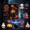 Halloween Skeleton Ghost Pumpkin Resin Figurines Set For Party Decor And Gift Giving