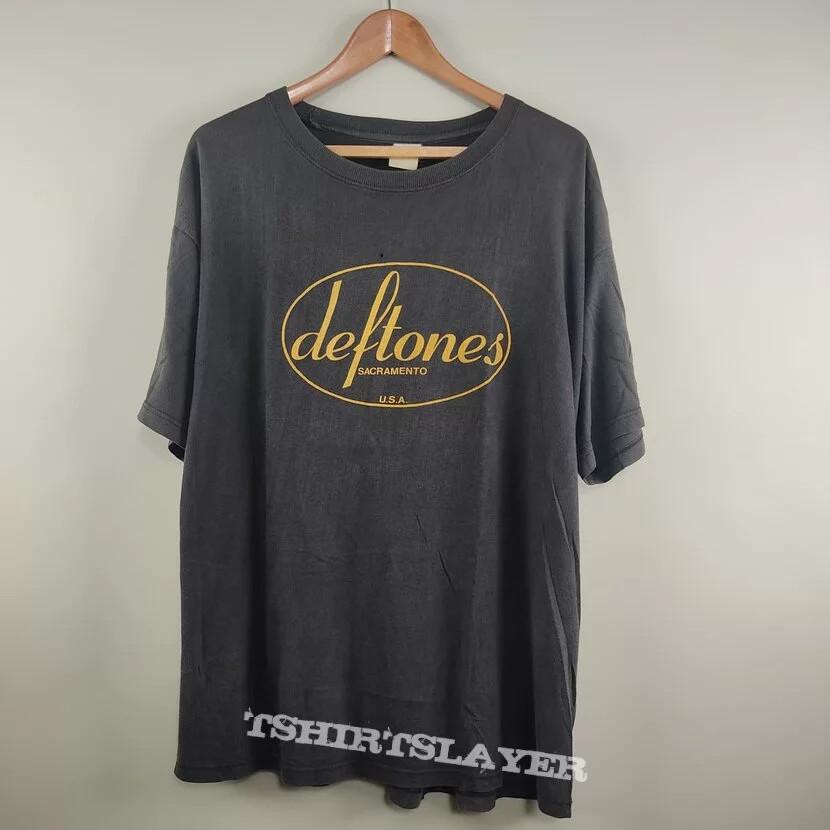 90#039s Deftones Euro Tour Sacramento Black short sleeve T shirt NH25315 Unisex T-Shirt XXXL