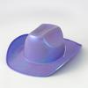 Popular Women's Solid Color Neon Light Simple Fashion Disco Cowgirl Hat Bachelorette Party Clothing Ideas