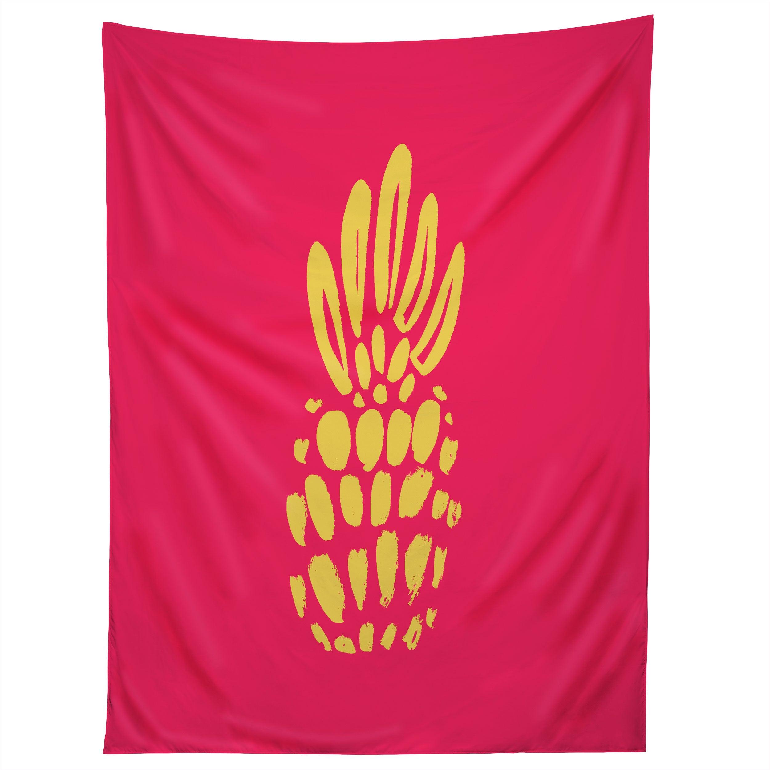 NEON PINEAPPLE tapestry 75x100