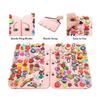 Diy Felt Pin Brooch Display Storage Book Large-Capacity Badge Charms Organizer Metal Chest Souvenir Jewelry Earring Collection